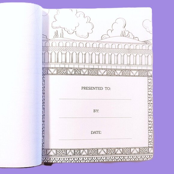 Illustrator's Notetaking (Coloring) Bible (HCSB) British Tan Leather Touch ~ NEW - Picture 8 of 13